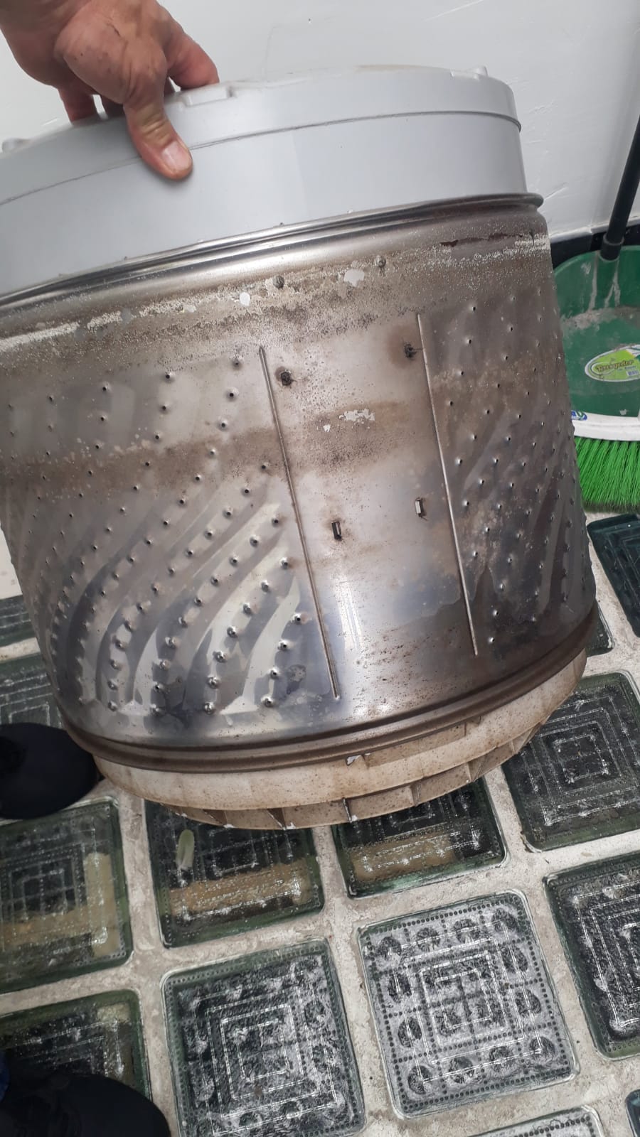 Antes — reparación electrodoméstico
