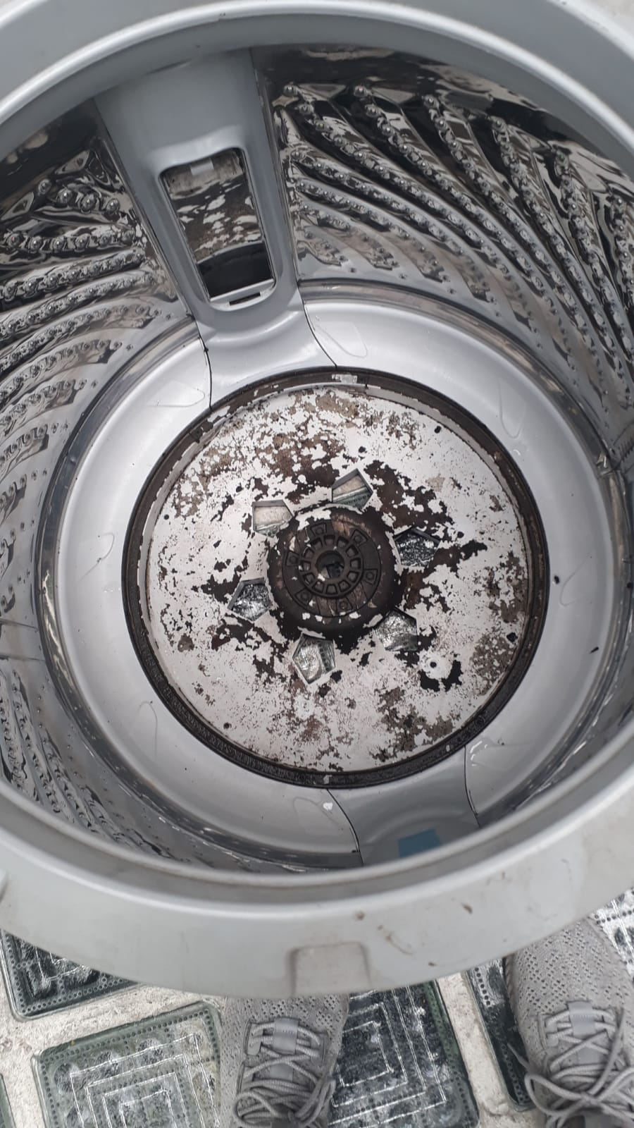 Antes — reparación electrodoméstico
